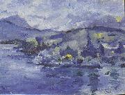 Lovis Corinth Lake Lucerne in the afternoon USA oil painting artist